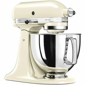 Mixer cu bol KitchenAid Artisan 5KSM125EAC, 300W, 4.8L, Almond Cream imagine