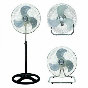 Ventilator V45 Trio, 3 Posibilitati de utilizare (cu picior, de birou, de perete), 70 W, 3 Trepte de viteza imagine