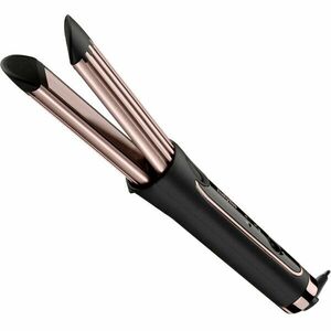 Ondulator BaByliss C112E Curl Syler Luxe, Functie aer rece, Invelis Ceramic, 36mm , 3 setari temperatura, 200°C , Roz-Negru imagine