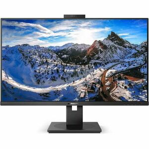 Monitor LED Philips 326P1H 31.5 inch 4 ms Negru Webcam USB-C 75 Hz imagine