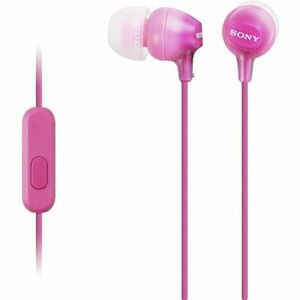 Casti audio In-ear Sony MDREX15APPI, Control Telefon, Roz imagine