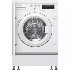 Masina de spalat rufe incorporabila Bosch WIW28542EU, 8 kg, 1400 RPM, Motor EcoSilence Drive, SpeedPerfect, ActiveWater Plus, VarioDrum, Clasa C, Alb imagine