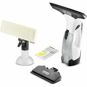 Aspirator de geamuri Karcher WV 5 Premium, 1.633-701.0, 35 min, Rezervor apa 100 ml, Flacon 250 ml, Alb/Negru imagine