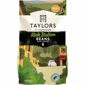 Cafea Boabe Rich Italian, Taylors of Harrogate, 100% Arabica, 200 g imagine