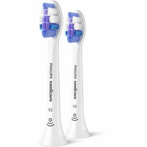 Rezerve Philips Sonicare Sensitive HX6052/10, pachet de 2 capete de periere, Standard, click-on, sincronizarea modurilor BrushSync, Alb imagine