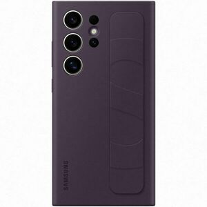 Husa de protectie Samsung Standing Grip Case pentru Galaxy S24 Ultra, DARK VIOLET imagine