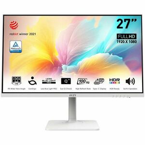 Monitor LED MSI Modern MD2712PW 27 inch FHD IPS 1 ms 100 Hz USB-C HDR imagine