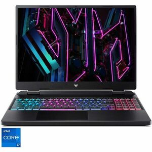 Laptop Acer Predator Helios Neo 16 PHN16-72-71YK cu procesor Intel® Core™ i7-14700HX pana la 5.5GHz, 16, WQXGA, IPS, 240Hz, 16 GB DDR5, 1TB SSD, NVIDIA® GeForce RTX™ 4070 8GB GDDR6, No OS, Abyssal Black imagine