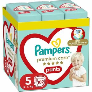 Scutece-chilotel Pampers Premium Care Pants XXL Box Marimea 5, 12-17 kg, 102 buc imagine