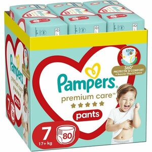 Scutece-chilotel Pampers Premium Care Pants XXL Box Marimea 7, 17+ kg, 80 buc imagine