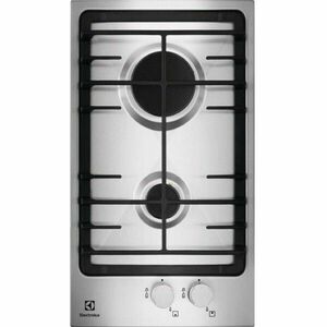 Plita incorporabila pe gaz Electrolux Domino EGG3322NVX, 2 arzatoare, inox imagine