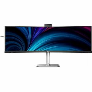 Monitor LED Philips 49B2U6900CH Curbat 48.8 inch DQHD VA 4 ms 75 Hz Webcam USB-C HDR imagine