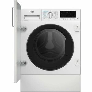 Masina de spalat rufe incorporabila cu uscator Beko BI5DBT68447W, 1400 RPM, 8kg/5kg, SteamCure, Motor ProSmart Inverter, AddXtra, Hygiene+Steam, Silent Tech, SteamCure, Homewhiz, Clasa D, Alb imagine