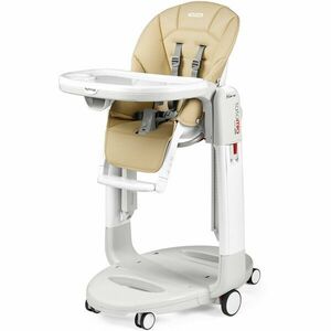 Scaun de masa 3in1 pentru bebelusi Peg Perego Tatamia Follow Me, 0-15 Kg, Paloma, Bej imagine