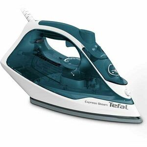 Fier de calcat TEFAL Express Steam FV2839E0, 2400W, 185g/min, 270ml, Albastru-Alb imagine