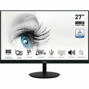 Monitor LED MSI Pro MP271A 27 inch FHD IPS 1 ms 100 Hz imagine