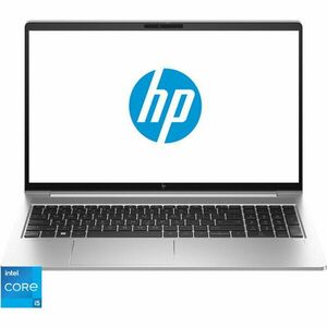 Ultrabook HP 15.6'' EliteBook 650 G10, FHD IPS, Procesor Intel® Core™ i5-1335U (12M Cache, up to 4.60 GHz), 16GB DDR4, 512GB SSD, Intel Integrated Graphics, Free DOS, Silver imagine