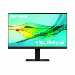 Monitor LED Samsung ViewFinity S6 LS24D600UAUXEN 24 inch QHD IPS 5 ms 100 Hz USB-C HDR imagine