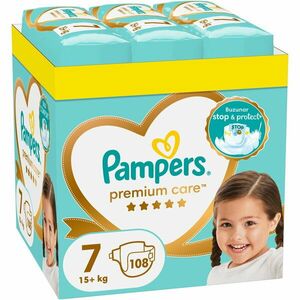 Scutece Pampers Premium Care XXL Box Marimea 7, 15kg+, 108 buc imagine