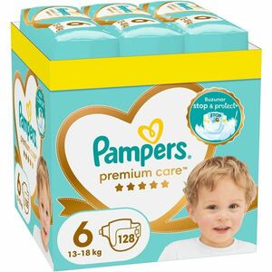 Scutece Pampers Premium Care XXL Box Marimea 6, 13-18 kg, 128 buc imagine