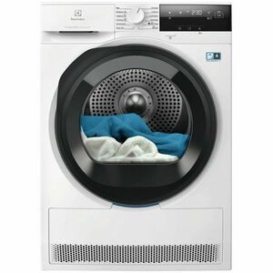 Uscator de rufe Electrolux EW7D395UCE, Pompa de cladura, 9 kg, Clasa A+++, Motor Inverter, Wi-Fi, Display LED, DelicateCare, SensiCare, Iluminare interioara, Alb imagine