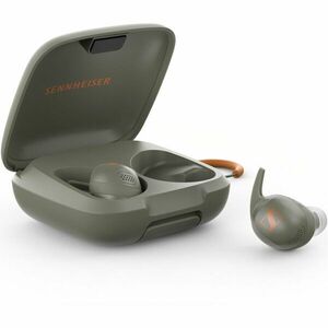 Casti In-Ear Sennheiser Momentum Sport, Bluetooth, HR Monitor, Body Temp, Microfon, Olive imagine