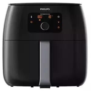 Friteuza fara ulei Philips Airfryer XXL HD9650/90, tehnologie Twin TurboStar, 1.4 kg, display digital, Negru imagine