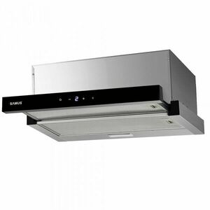 Hota incorporabila Samus HS6032DTGX, 1 Motor, Latime 60 cm, Afisaj Led, Putere absorbtie 160-326 m3/h, 3 Trepte absorbtie, Touch Control, Inox imagine