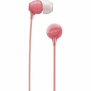 Casti in ear Sony WI-C300R, Wireless, Bluetooth, NFC, Rosu imagine