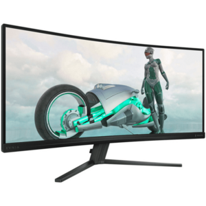 Monitor Gaming Philips EVNIA Curbat, 34, VA, WQHD, 180Hz, 1ms, 0.5ms, HDR10, FlickerFree, HDMI, DisplayPort, 34M2C3500L/00, Negru imagine