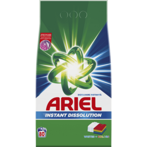 Detergent de rufe pudra Ariel White & Colors, 80 spalari imagine