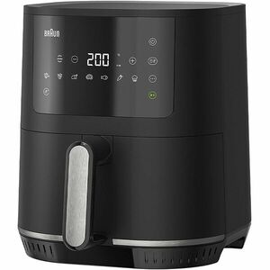 Friteuza cu aer cald, fara ulei, Braun Multifry 3 HF3030, 1500W, 4.3L, tehnologie RealAir, 8 programe automate, temperatura ajustabila, timer, ecran digital, Negru imagine