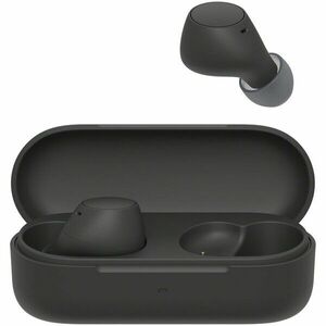 Casti In-Ear Sony WF-C510B, True Wireless, Conexiune multipunct, Incarcare rapida, Mod Ambient Sound, Microfon, Bluetooth, IPX4, Autonomie 11 ore, Negru imagine