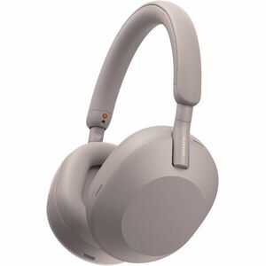 Casti Over the Ear Sony WH-1000XM5P, Wireless, Bluetooth, Noise cancelling, Autonomie 30 ore, Microfon, Alexa si Google Assistant, Smoky Pink imagine