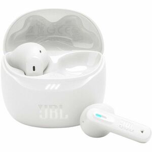 Casti In-Ear JBL Tune Flex 2, True Wireless, Bluetooth, ANC, Autonomie 48 ore, IP54, Spatial Sound, Multi-point, Alb imagine