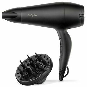 Uscator de par BABYLISS D215DE Smooth, 2000 W, Difuzor, Negru Mat imagine