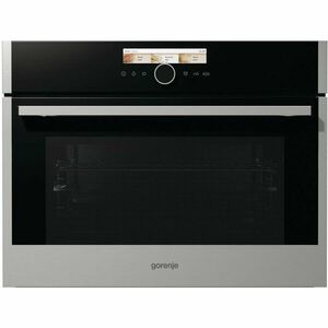 Gorenje BCM598S18X Cuptor compact incorporabil, combinat cuptor cu microunde, 50L, 12 functii, clasa energetica A, Inox imagine