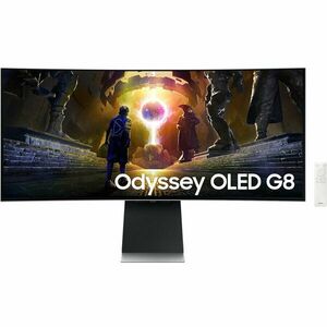 Monitor Gaming Curbat OLED Samsung Odyssey G8 34, WQHD (3440 x 1440), 175Hz, 0.03ms, Boxe, HDMI, DisplayPort, argintiu imagine