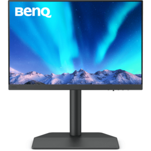 Monitor LED BenQ SW242Q 24.1 inch WQXGA IPS 5 ms 60 Hz USB-C HDR imagine