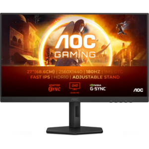 Monitor LED AOC Gaming AGON Q27G4XF 27 inch QHD IPS 0.5 ms 180 Hz HDR imagine