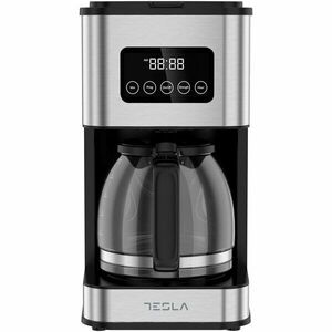 Cafetiera digitala Tesla CMF201BX, 900W, display digital, 1.5 L, inox imagine