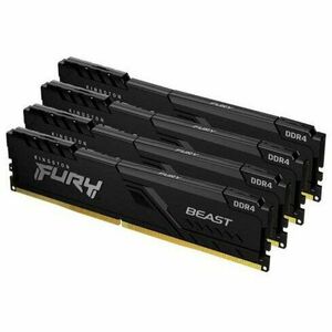 Memorie Kingston FURY Beast, 128GB DDR4, 3200MHz CL16, Quad Channel Kit imagine