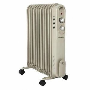 Calorifer electric cu ulei Fram FOH-YR11BG, 11 elementi, 2500 W, 3 setari de temperatura, Termostat ajustabil, Protectie supraincalzire, Crem imagine