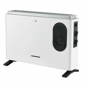 Convector Heinner HCVH-MV2000WH, 2000 W, Ventilator turbo, 3 setari de temperatura, Termostat ajustabil, Potectie supraincalzire, Alb imagine