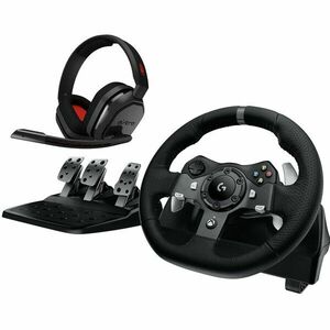 Volan Logitech G920 Driving Force Racing + Casti Astro A10, Negru imagine