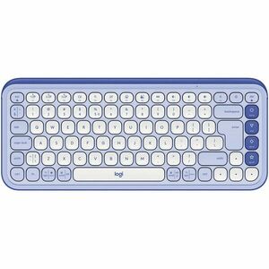 Tastatura Wireless Logitech POP ICON KEYS, Bluetooth, 3 Way Easy-Switch, Lilac imagine