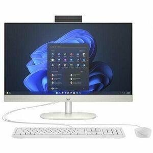 Sistem All-in-One HP ProOne 240 G10 cu procesor Intel® Core™ i3-N300 pana la 3.8GHz, 23.8, Full HD, IPS, 8GB DDR4, 256GB SSD, Intel® UHD Graphics, Free DOS, White imagine