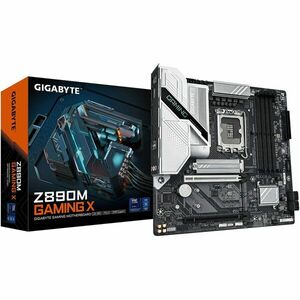 Placa de baza GIGABYTE Z890M GAMING X, LGA1851, DDR5, Micro ATX, Negru/Gri imagine