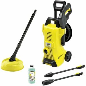 Aparat de spalat cu presiune Karcher K3 Premium Power Control Home , 1600W, 120 bar presiune maxima, 380 l/h debit maxim, Furtun de presiune 7 m, Home Kit accesoriu pentru curatarea suprafetelor mari T 1, detergent Patio & Deck 0, 5 l imagine