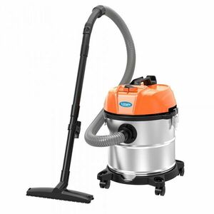 Aspirator multifunctional Limpio LWD-20X2, 1200 W, Putere aspirare 150 W, Flux de aer 1.8 m3/min, Functie de suflare, Argintiu/Portocaliu imagine